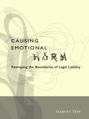 cover image of Causing Psychiatric and Emotional Harm